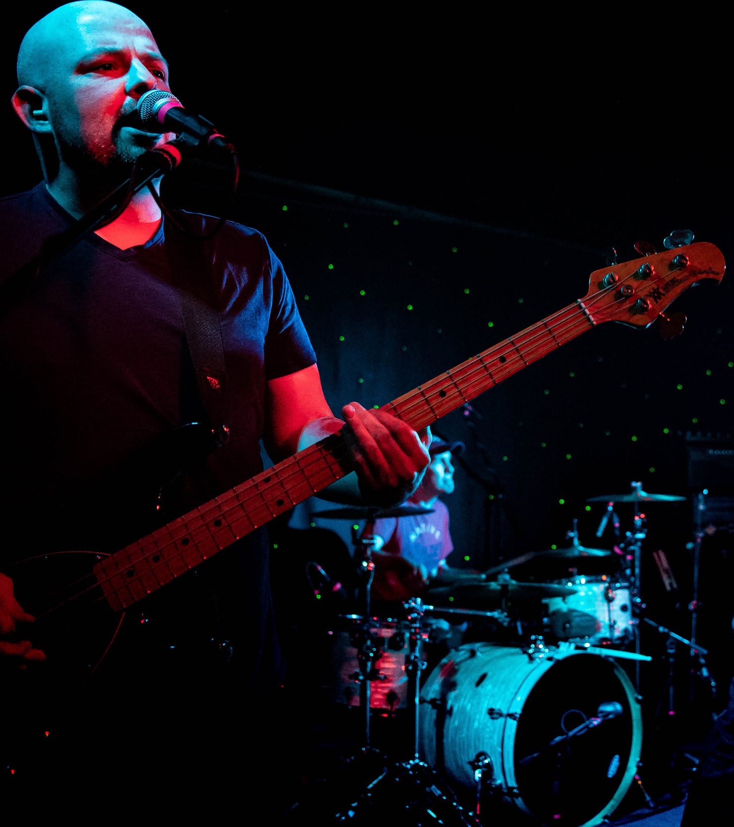 Jason and Rich playing a song